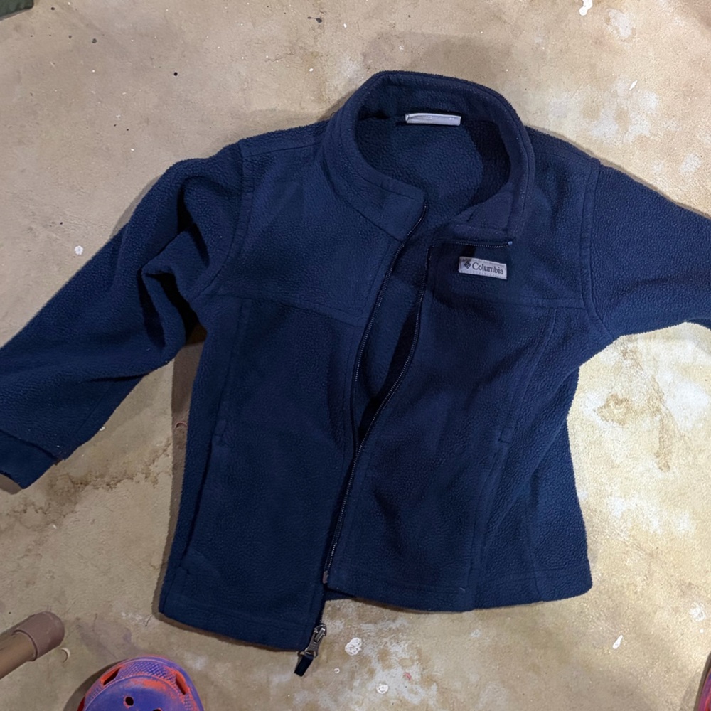 Columbia Kids Navy Full-Zip Fleece Jacket